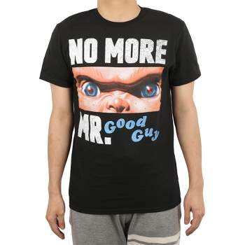 Chucky No More Mr. Good Guy Crew Neck Short Sleeve Men's Black T-shirt