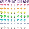 SCS Direct Building Bricks - 1000 Pc Big Bag of Bricks Bulk Glow in The Dark Blocks with 54 Roof Pieces - Tight Fit with All Major Brands - 2 of 4