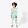 Bellabu Bear Baby Fishing Bamboo Kids Pajamas - 4 of 4