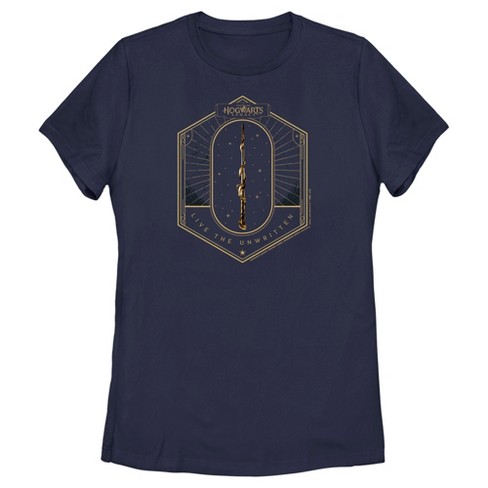 Women's Hogwarts Legacy Live The Unwritten T-shirt - Navy Blue - X ...