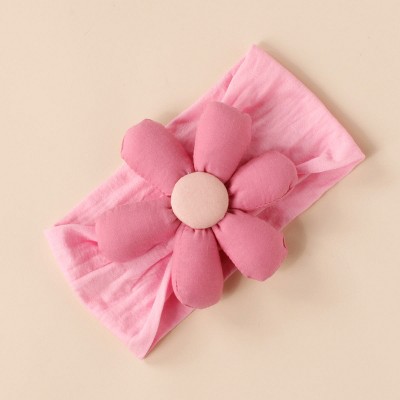 MyKids-USA Baby 3D Cotton Filled Flower Patched Design Headbands