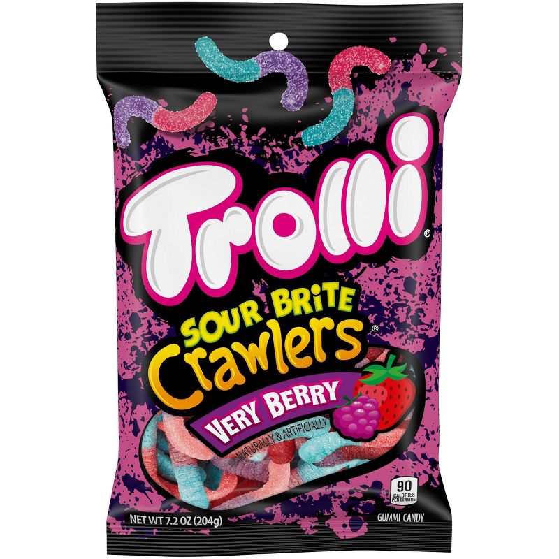 Trolli Sour Brite Crawlers Very Berry Gummi Candy - 7.2oz, 3 of 7