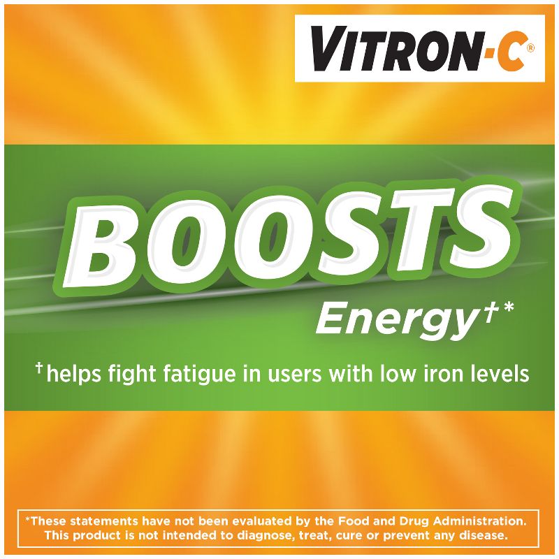 Vitron-C Vegan Iron &#38; Vitamin C Supplement - 60ct, 4 of 11
