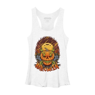 Women's Design By Humans halloween By arjanaproject Racerback Tank Top