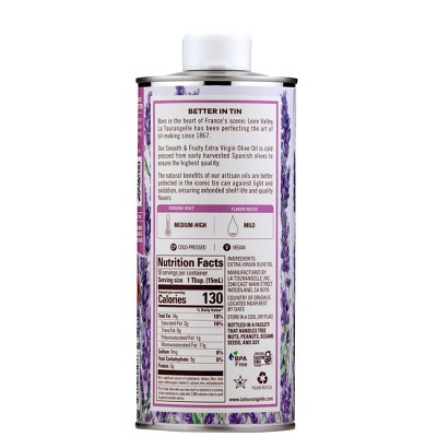 La Tourangelle Smooth and Fruity Extra Virgin Olive Oil - 25.4oz