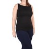 Women's Natural Compact Boat Neck Tank - Undersummers - 2 of 3