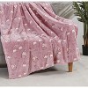 Noble House Glow In The Dark Super Fun & Cozy Microplush Throw Blanket Makes A Great Gift 50" x 60" - 2 of 3
