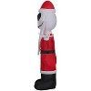 Gemmy Christmas Inflatable Jack Skellington as Sandy Claws, 4 ft Tall, Multi - 4 of 4