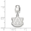 Black Bow Jewelry Sterling Silver Auburn Tigers NCAA Bead Charm - 3 of 4
