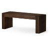 Maven Lane Zeno Organic Solid Wooden Bench - 2 of 4