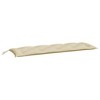 vidaXL Garden Bench Cushion Beige 59.1 in.x19.7 in.x2.8 in. Oxford Fabric - 2 of 4