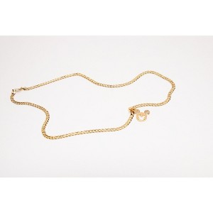 Aria jeweler Inc Chain with Diamond Mickey Pendant - 1 of 4
