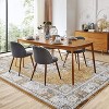 coucheta Vintage Neutral Printed Pattern Area Rug, Washable Boho Stain-Resistant Non-Slip Large Soft Carpet, for Living Room, Bedroom, Home Office - 2 of 4
