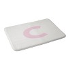 Deny Designs April Lane Art Block Monogram Memory Foam Bath Mat - 2 of 4