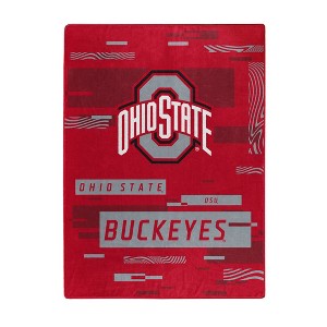 NCAA Ohio State Buckeyes Digitized 60 x 80 Raschel Throw Blanket - 1 of 4