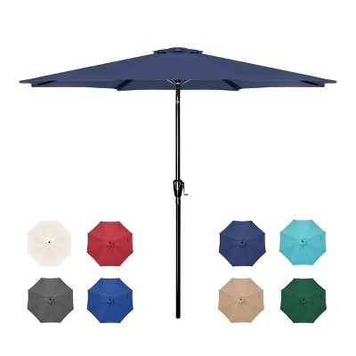 Gsluuk 9ft Patio Umbrella Outdoor Table Market Yard Umbrella