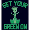 Men's Marvel Baby Groot St. Patrick's Day Get Your Green On T-Shirt - 2 of 4