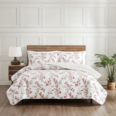 Modern Threads Ariana 2-Piece Reversible Cotton Floral Quilt Set, Twin — фото 2