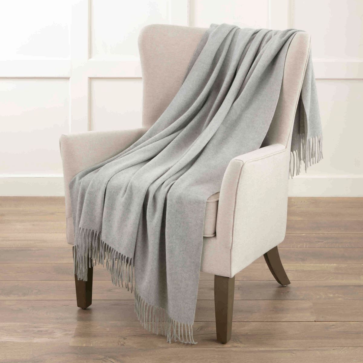 Target Cashmere Gray Throw by Luxor