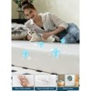 Vipbear 8 Inch Twin Size Extra Firm Memory Foam Mattresses with Tencel Cover, Premier Cooling Green Tea/Gel Bed Mattresses in Box, 75'' x 39'' - 3 of 4
