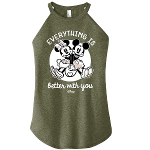 Women's - Disney - Mickey & Friends Graphic High Neck Tank - 1 of 3