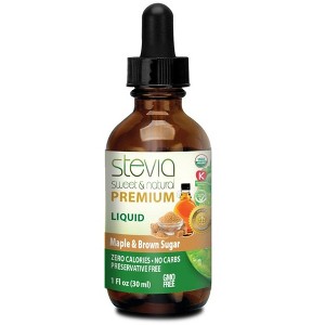 Stevia Sweet & Natural Maple & Brown Sugar by Stevia International  -  1 oz Liquid - 1 of 1