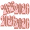 Big Dot of Happiness Rose Gold Grad - 2026 Decorations DIY Graduation Party Essentials - Set of 20 - 2 of 4