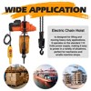 Electric Chain Hoist, 2200 Lbs 750W Double Chain Electric Lift Hoist with 10ft Wired Remote Control, 110V Single Phase - 4 of 4