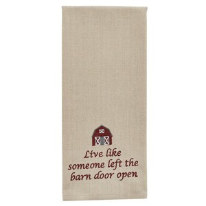 Park Designs Live Like Dishtowel Set of 2 - 1 of 3