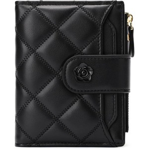 BEAFUP Small Wallets for Women - RFID Blocking Leather Bifold Purse with 15 Card Slots & Coin Pocket for Daily Use,Travel,Work - 1 of 4