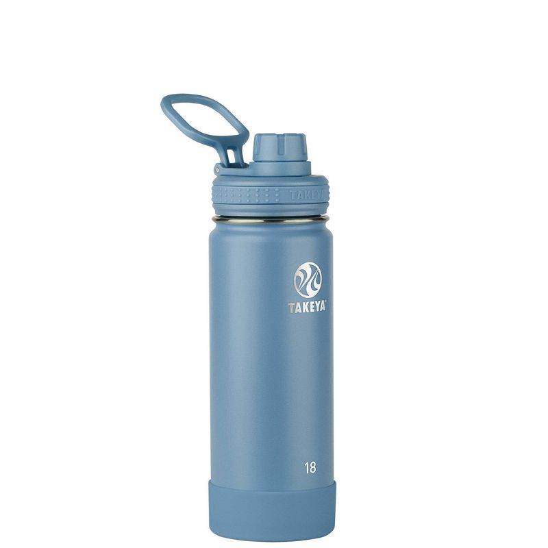 Takeya 18oz Actives Insulated Stainless Steel Water Bottle with Spout Lid, 1 of 15