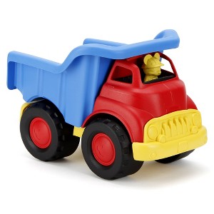 Green Toys Disney Mickey Mouse Dump Truck, Red/Blue, Pretend Play, 100% Recycled Plastic - 1 of 3