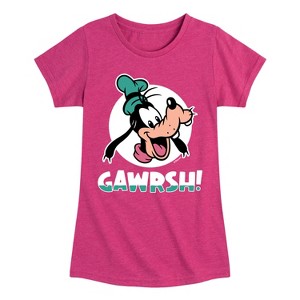 Girls' - Disney - Goofy Gawrsh Fitted Short Sleeve Graphic T-Shirt - 1 of 4