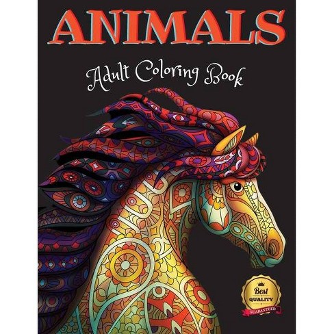 Download Adult Coloring Book Animals By Liudmila Coloring Books Paperback Target