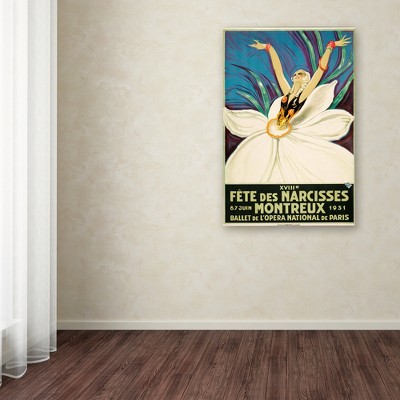 Trademark Fine Art " Paris Ballet " by Vintage Apple Collection