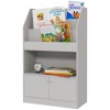 Qaba Toy Storage Cabinet, Kids Bookcase Childrens Bookshelf for Kids Room, Bedroom, Playroom, Nursery - 4 of 4