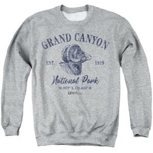 Men's Grand Canyon National Park Ram Icon Crewneck Sweatshirt - 1 of 4