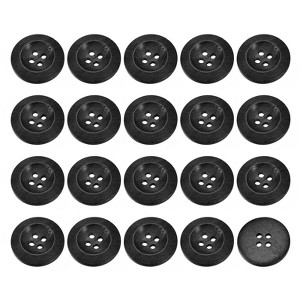 Unique Bargains Wooden DIY Craft Clothing Sewing Buttons 50 Pcs - 1 of 4