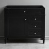 36" Bathroom Vanity Cabinet Without Sink, Freestanding Storage Cabinet with Tip-Out Drawer, Adjustable Shelf & Roman Legs - 4 of 4
