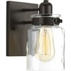 Progress Lighting Calhoun Collection 1-Light Bath & Vanity Wall Light, Brushed Nickel, Clear Glass Shade - 4 of 4