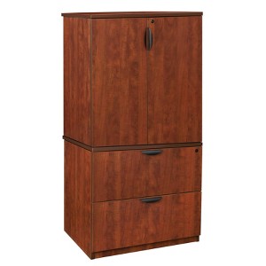 Legacy File with Stackable Storage Cabinet - Regency - 1 of 4