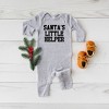 The Juniper Shop Santa's Little Helper Words Baby Romper - 2 of 3