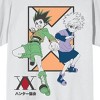 Hunter X Hunter Gon Freecss & Killua Tricolor Graphic Crew Neck Short Sleeve Men's White T-shirt - 2 of 3