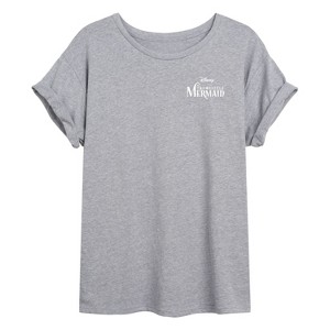 Women's - Disney Princess - Princess Ariel Oversized Graphic T-Shirt - 1 of 4