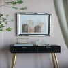 SEVOBAL Wall Art Kaiden Crystal Mirror Framed Set Ornate Golden Accent Decor for Spacious Living Room, Multicolored, 26.8"*26.8"*4.3" - 4 of 4