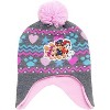 Paw Patrol Girls' Winter Hat - 2 Pack Pom Pom Beanie, Ages 4-7 - 2 of 4