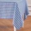 Solino Home Striped Linen Tablecloth | Bistro Stripe - 2 of 4