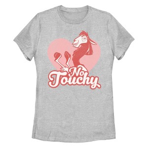 Women's The Emperor's New Groove Valentine Kuzco No Touchy T-Shirt - 1 of 4