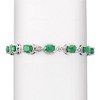 Ross-Simons 9.10 ct. t.w. Emerald Bracelet in Sterling Silver - 3 of 4