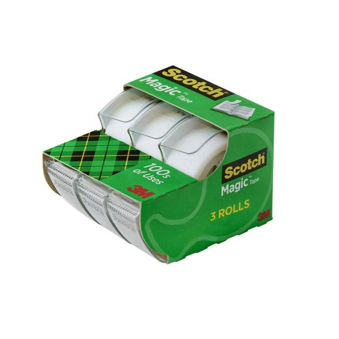 Scotch Magic Tape, 3/4 x 500, 4 pk